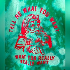 Bleached Santa Graphic Sweatshirt